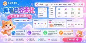 导航栏内容美化