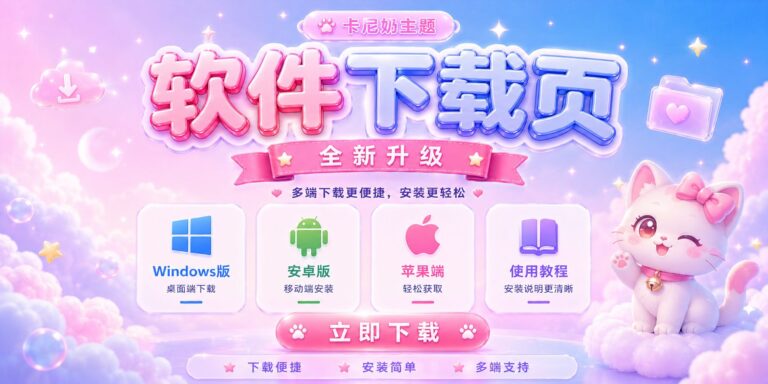 如何设置软件下载页？